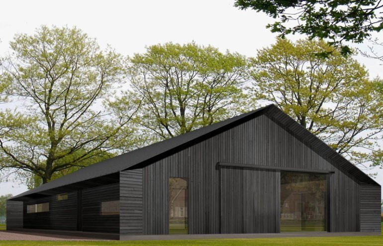 IBOC educatief groepsverblijf woonschuur zwarte delen Gerrit Jan ter Horst