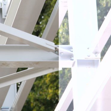 IBOC Nieuwbouw showroom en werkplaats KNB Mechanisatie Schoppers constructie en advies